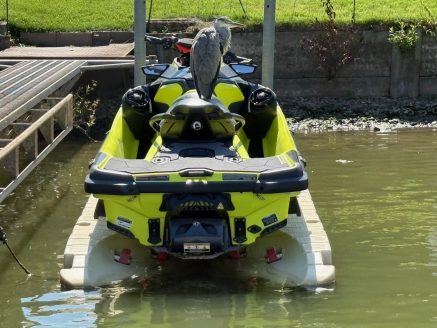 Jetski in der Marina Winningen